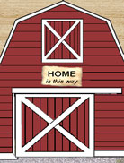 Home represented by a barn